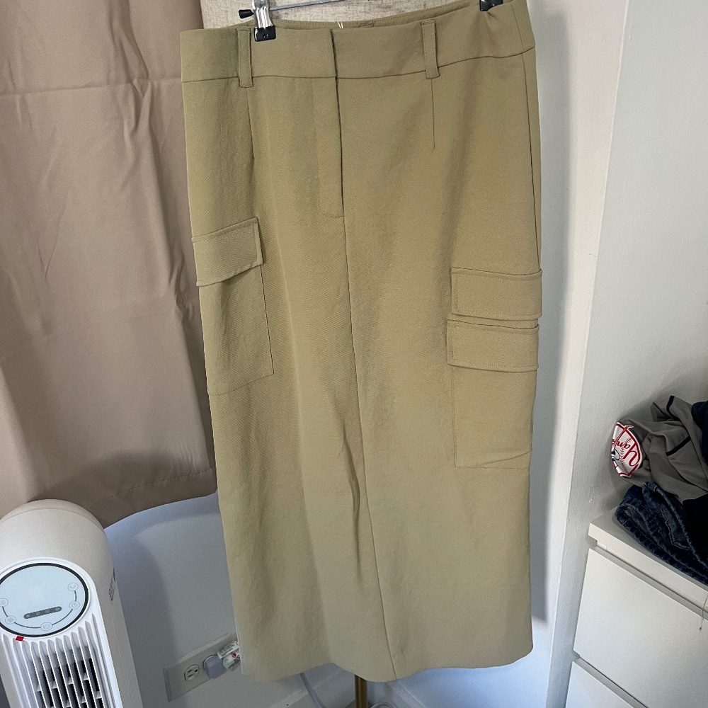 Midi cargo skirt